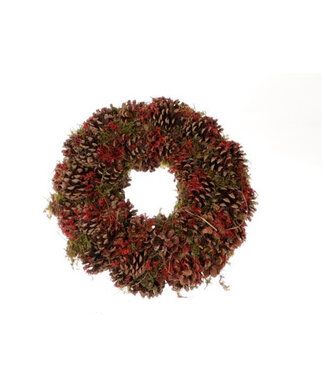 4A Pine moss wreath | Diameter 30 centimetres | Per piece