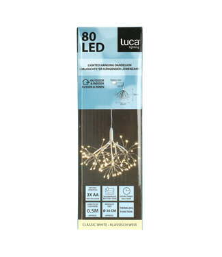 4A Kerst LED tak hangend 80L | Per stuk