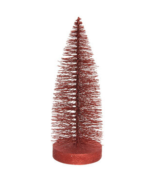 4A Opruiming Kerst Boom glitter d10*30cm | Per 12 stuks