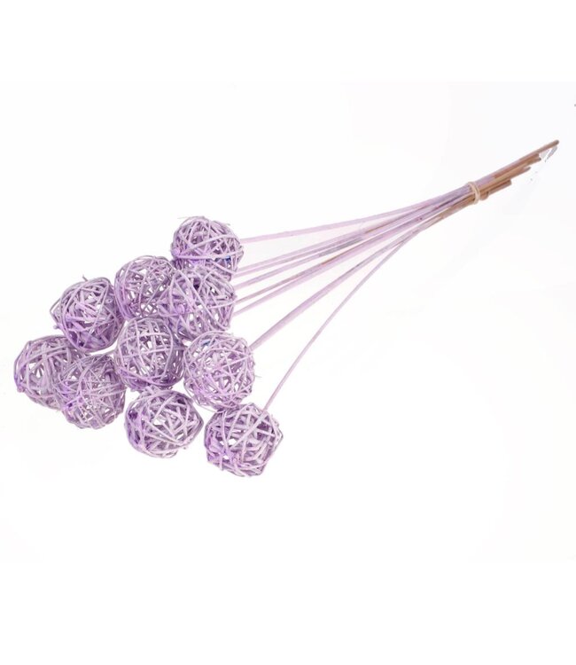 Brunch ball 5cm o/s 10pc lilac misty ( x 15 )