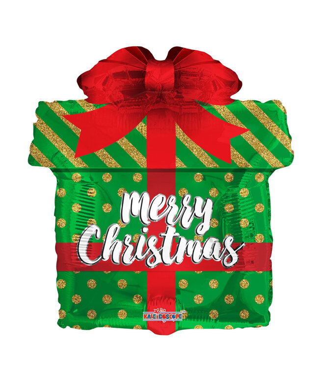 Kerst Ballon Christmas gift 45cm ( x 10 )