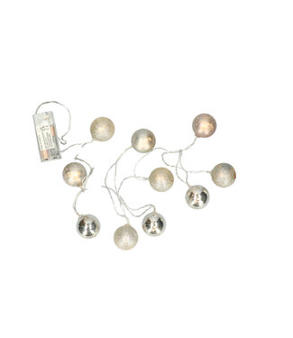 4A Kerst LED slinger bal 40mm 10L 2m | Per stuk