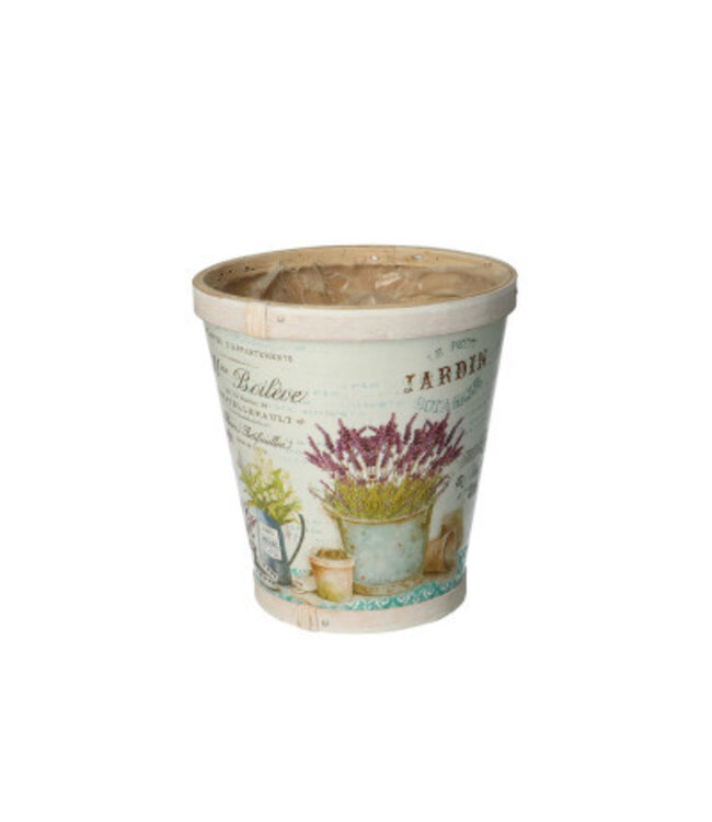 Hout Lavendel pot d13*14cm ( x 10 )