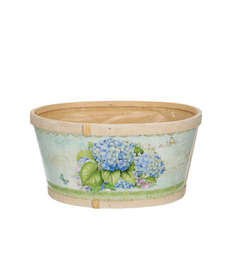 4A Hout Hydrangea bak 22*18*11cm ( x 10 )
