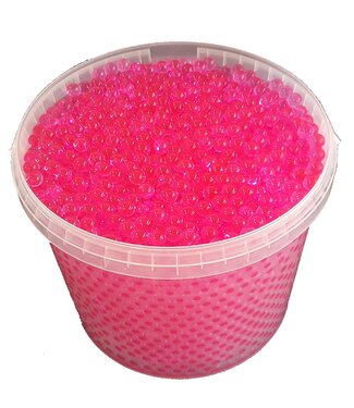 QC Rosa Wasserperlen, Orbeez oder Wasserperlen | 2,5 - 3 Millimeter Hydro-Gelperlen | 10 Liter pro Eimer | Pro Eimer