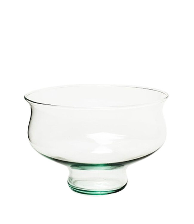 Eco bowl with foot | Diameter 17 centimetres | Height 11.5 centimetres | Ordered per 6 pieces