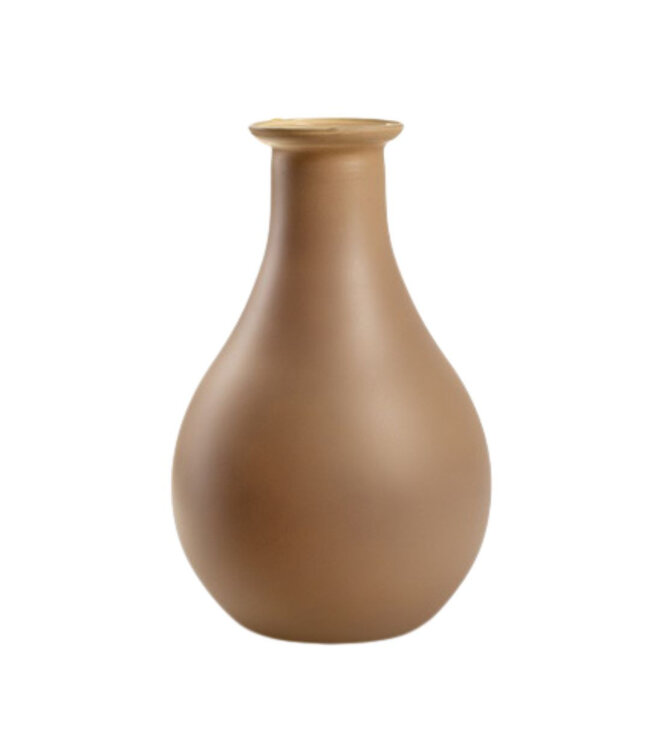 Eco bottle vase Nice sand-coloured | Diameter 15 centimetres | Height 25 centimetres | Ordered per 6 pieces