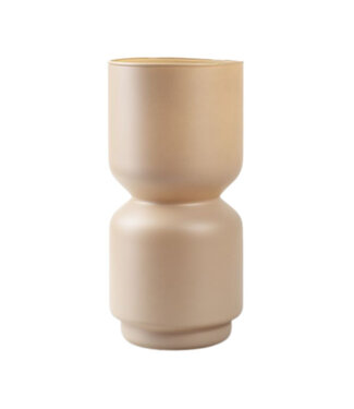 4A Eco vase Fun sand-coloured | Diameter 12 centimetres | Height 25 centimetres | Per 6 pieces