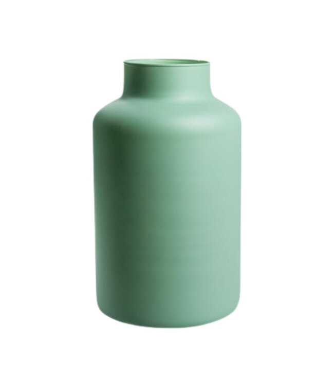 Eco Vase Gigi hellgrün | Min. Durchmesser 8,5 Zentimeter max. Durchmesser 14 Zentimeter | Höhe 25 Zentimeter | Bestellung per 4 Stück