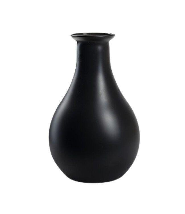 Öko-Flaschenvase Nice black | Durchmesser 15 Zentimeter | Höhe 25 Zentimeter | Bestellt per 6 Stück