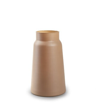 4A Eco vase Atlas sand-coloured | Diameter 14.5 centimetres | Height 25 centimetres | Per 4 pieces