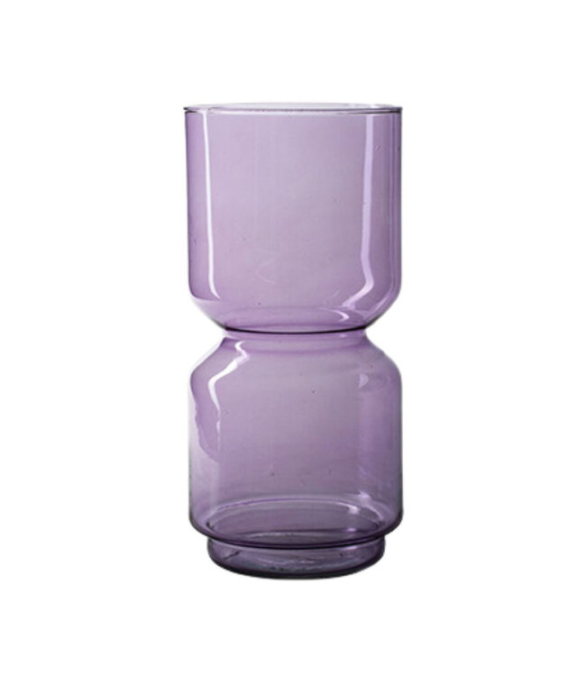 Eco vase Fun lilac-coloured | Diameter 12 centimetres | Height 25 centimetres | Ordered per 6 pieces