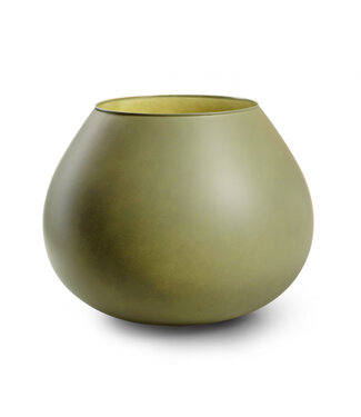 4A Eco vase Lassad green | Min. diameter 15 centimetres max. diameter 26 centimetres | Height 20.5 centimetres | Per piece