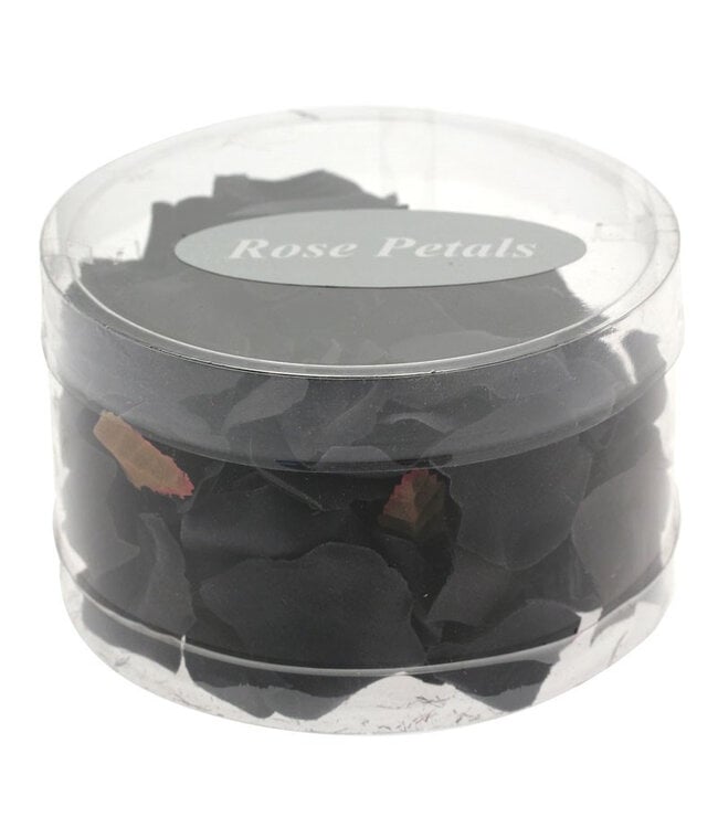 Black rose petals artificial flowers | Per 150 pieces to order