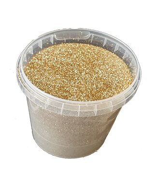 QC Bucket of platinum glitter | Weight 400 g | Per bucket