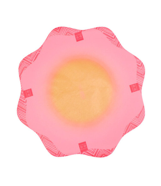 Feuille Réunion rose | Format 73 x 73 centimètres | Peut être commandé par 100 pièces