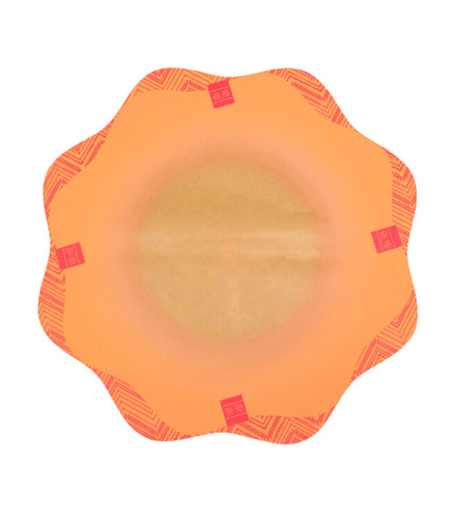 Orangefarbene Reunion-Folie | Größe 73 x 73 Zentimeter | Bestellt pro 100 Stück