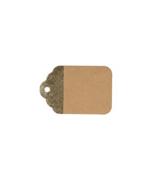 4A Goldfarbenes Etikett Christmas Classy | Maße 8,5 x 5,5 Zentimeter | Pro 50 Stück