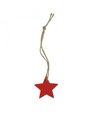 4A Kerst Deco hanger ster d03.5cm x36 | Per stuk