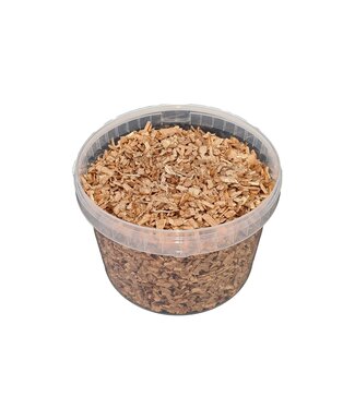 QC Antike goldene Holzspäne | 5 - 8 Millimeter Holzspäne | 3 Liter pro Eimer | Pro Eimer