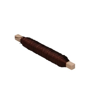 4A Brown lacquered copper wire | Thickness 0.5 millimetres | Weight 100 grams | Per piece