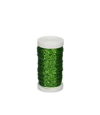 4A Appelgroen Bouillondraad | Dikte 0.3 millimeter | Gewicht 100 gram  | Per stuk