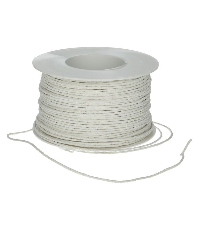 White paper wire | Thickness 2 millimetres | Length 100 metres | Available per piece