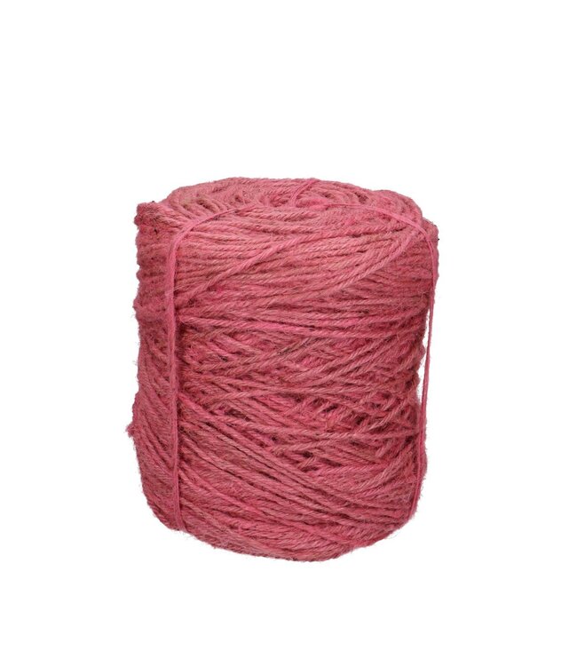 Roze vlasdraad | Dikte 3.5 millimeter | Gewicht 1 kilogram | Per klos te bestellen