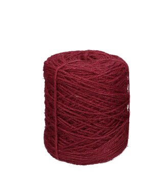 4A Bordeaux red flax thread | Thickness 3.5 millimetres | Weight 1 kilogram | Per spool