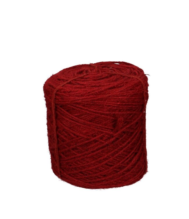 Roter Flachsfaden | Durchmesser 3,5 Millimeter | Gewicht 1 Kilogramm | Pro Spule bestellbar