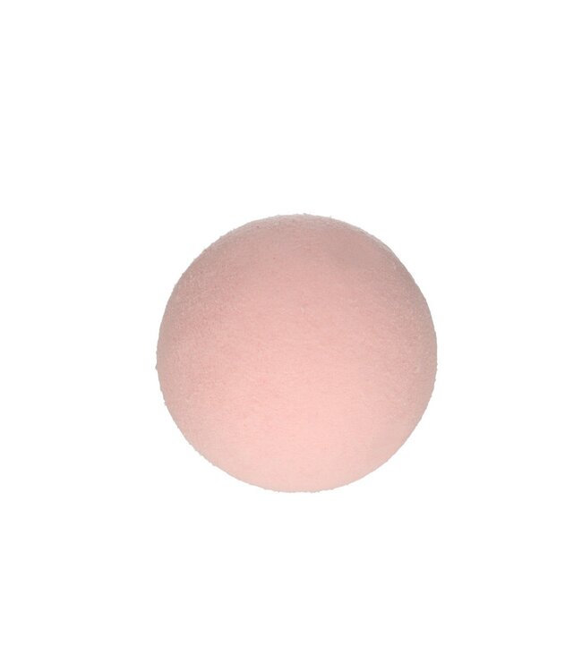Boule en mousse fleurie Oasis rose pâle | Diamètre 9 centimètres | Commande par 4 boules