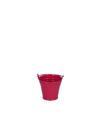 4A Fuchsia-coloured zinc bucket | Diameter 6 centimetres | Height 5 centimetres | Per 10 pieces