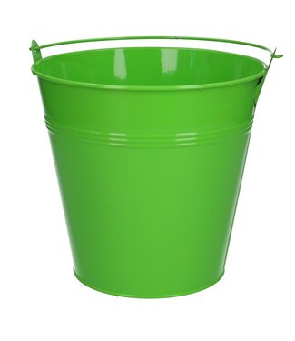 4A Apple green zinc bucket | Diameter 20 centimetres | Height 18.5 centimetres | Per 5 pieces