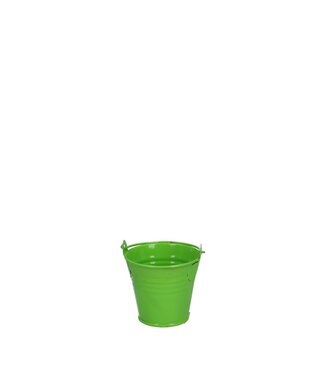 4A Apple green zinc bucket | Diameter 6 centimetres | Height 5 centimetres | Per 10 pieces