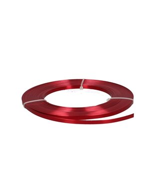 4A Fil d'aluminium rouge plat | Diamètre 5 millimètres | Longueur 10 mètres | Par pièce