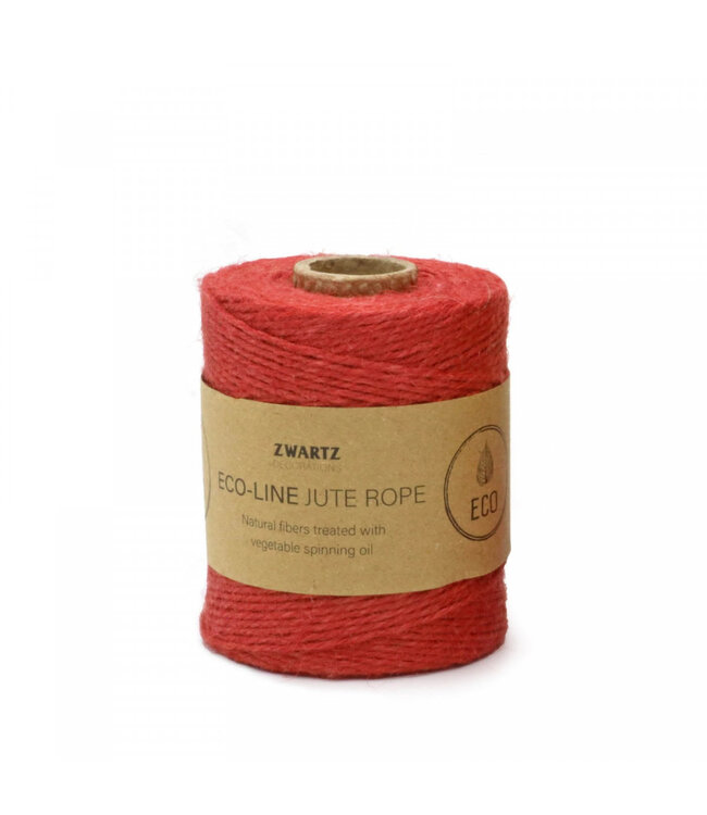 Red jute wire | Diameter 3 millimetres | Length 160 metres | Available individually