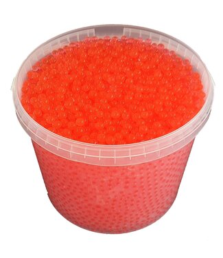 QC Rote Wasserperlen, Orbeez oder Wasserperlen | 2,5 - 3 Millimeter Hydro-Gelperlen | 10 Liter pro Eimer | Pro Eimer