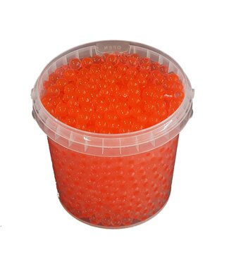 QC Rote Wasserperlen, Orbeez oder Wasserperlen | 2,5 - 3 Millimeter Hydro-Gelperlen | 1 Liter pro Eimer | Pro 6 Eimer