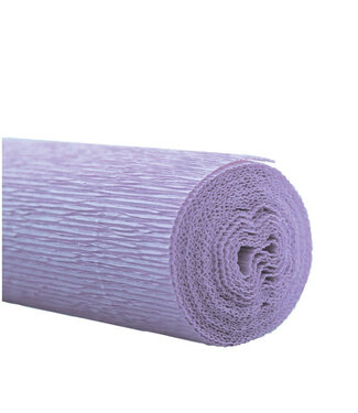4A Roll of lilac-coloured crepe paper | Width 50 centimetres | Length 2.5 metres | Per 5 pieces