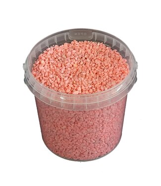 QC Rosa Granulat | 9 - 13 Millimeter feine Steinchen | 1 Liter pro Eimer | Pro 6 Eimer