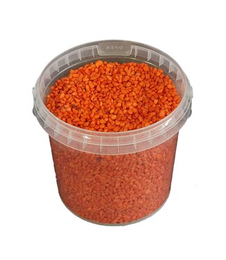 QC Terracotta granulate | 9 - 13 millimetre fine pebbles | 1 litre per bucket | Per 6 buckets
