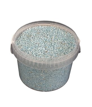 QC Hellblaues Granulat | 9 - 13 Millimeter feine Steinchen | 3 Liter pro Eimer | Pro Eimer