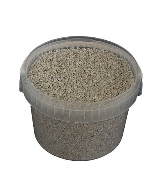 QC Grijs granulaat | 9 - 13 millimeter fijne steentjes | 3 liter per emmer | Per emmer