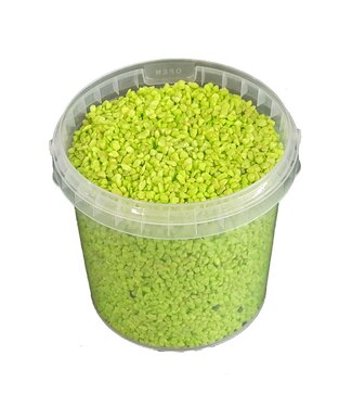 QC Light green granules | Bucket capacity 1 litre | Per 6 pieces