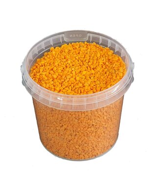 QC Orange granules | Bucket capacity 1 litre | Per 6 pieces