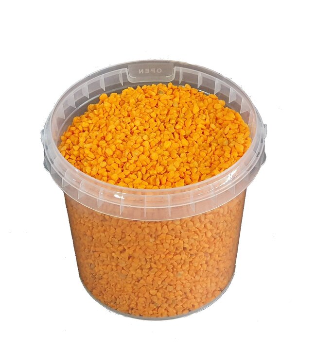 Orange granules | Bucket capacity 1 litre | Order by 6 buckets