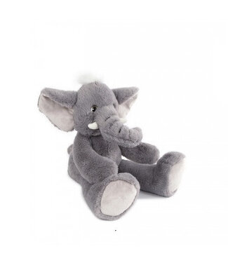 4A Weiches Plüsch-Kuscheltier Elefant | Höhe 36 Zentimeter | Pro 4 Kuscheltiere