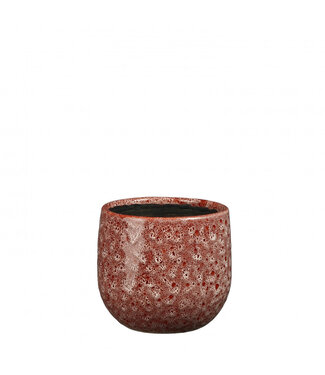 4A Red ceramic Paola pot | Diameter 14 centimetres | Height 12 centimetres | Per 6 pieces