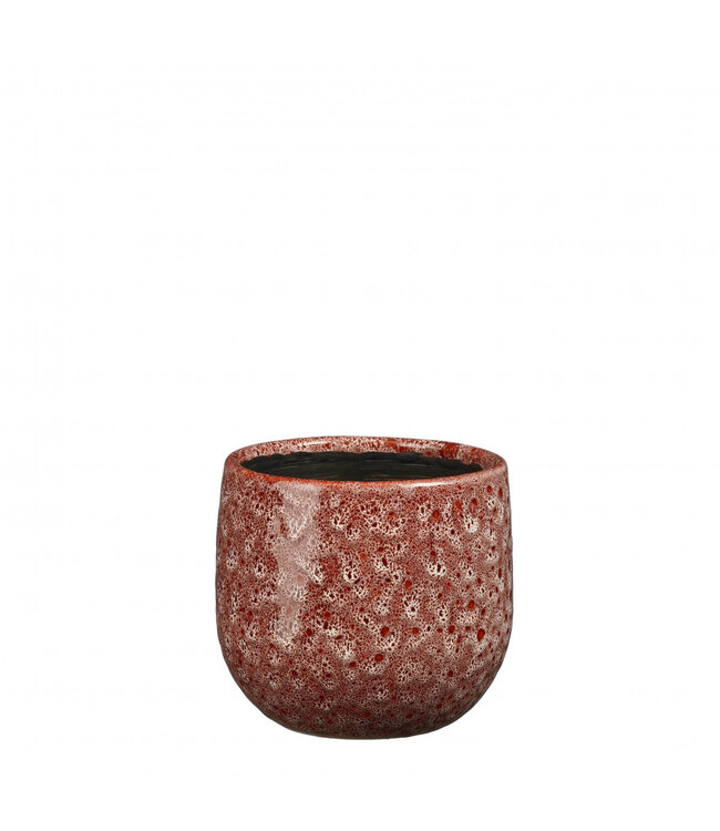 Red ceramic Paola pot | Diameter 14 centimetres | Height 12 centimetres | Order per 6 pots