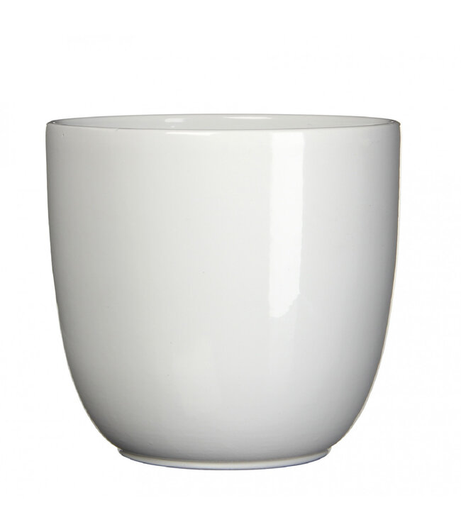 White ceramic Torino pot | Diameter 31 centimetres | Height 28.5 centimetres | Order per pot